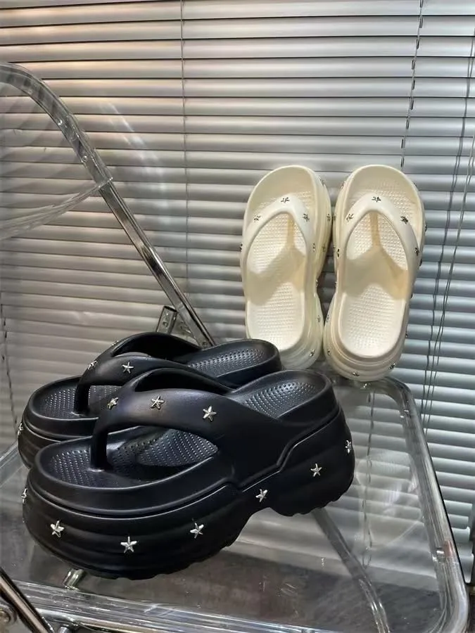 Wedge Platform Sandals for Women,Cozy Non Slip Shower Slides Beach Sandals,Summer Open Toe Slippers for Indoor and Outdoor