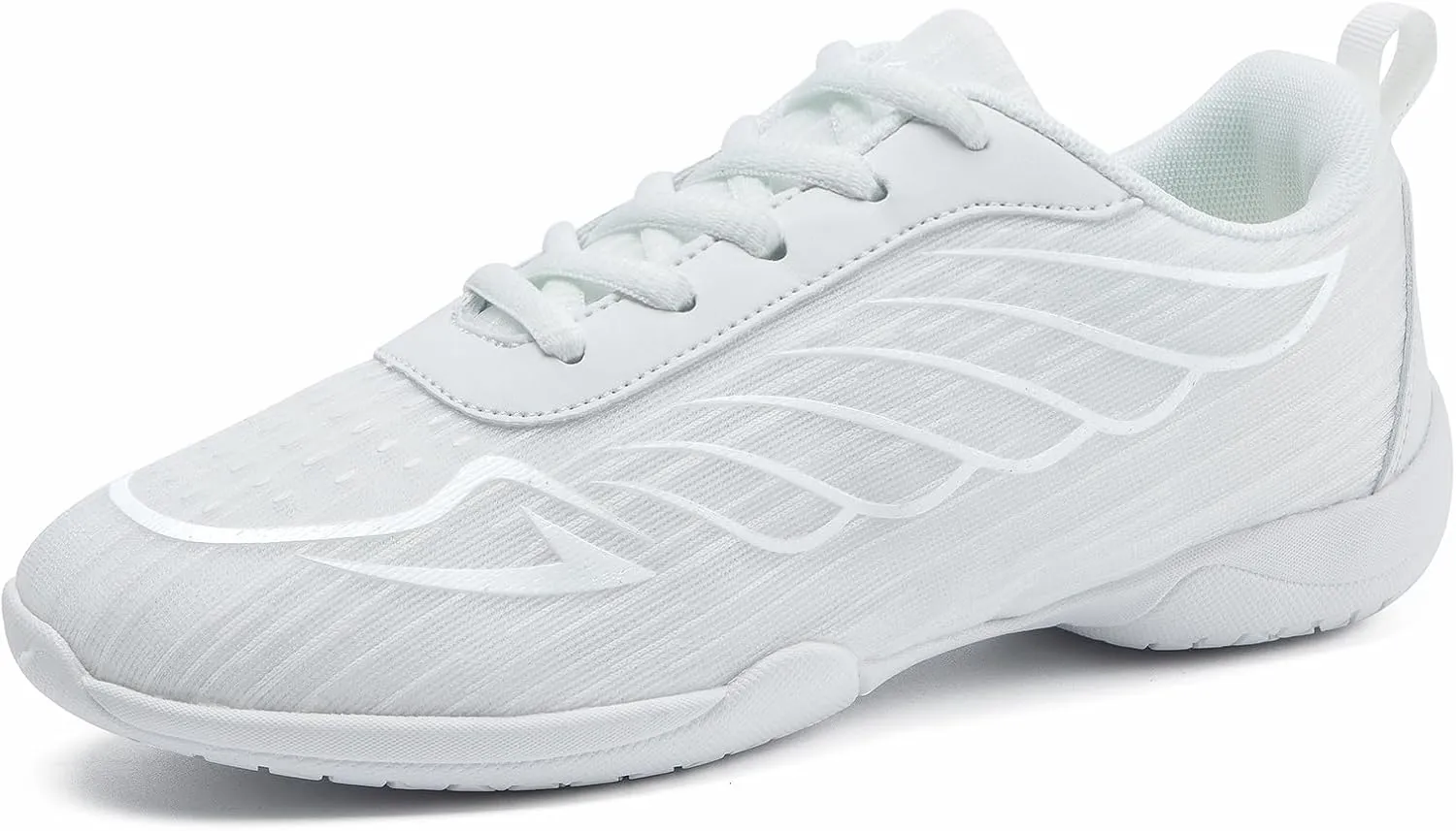 White Cheer Shoes for Girls Womens cheer shoes Youth girls Cheerleading shoes Competition Gear Dance Tennis Sports Training Athletic Comfortable Flats Breathable Soft kids cheer sneakers
