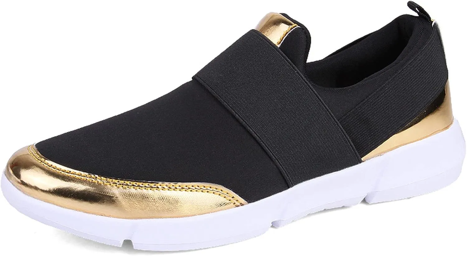 Women Casual Shoes Flats Lightweight Low Top Unlaced Mesh Fashion Sneakers Athletic Walking Shoes for Women Adult