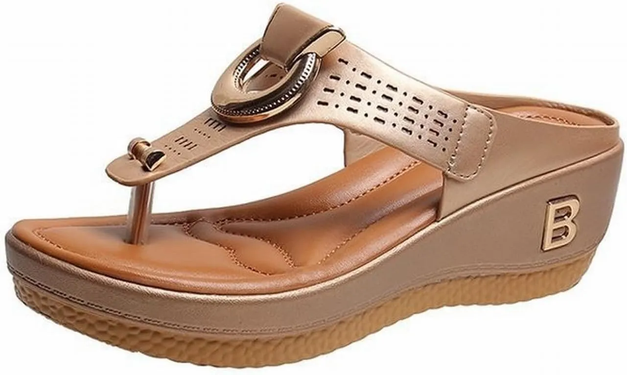 Women Orthopedic Sandals with Arch Support Orthopedic Womens Tan Sandals Orthopedic Recovery Sandals for Women Orthotic Women's Flat Sandals 8.5 Womens Comfort Walking Flip Flops with Arch Support