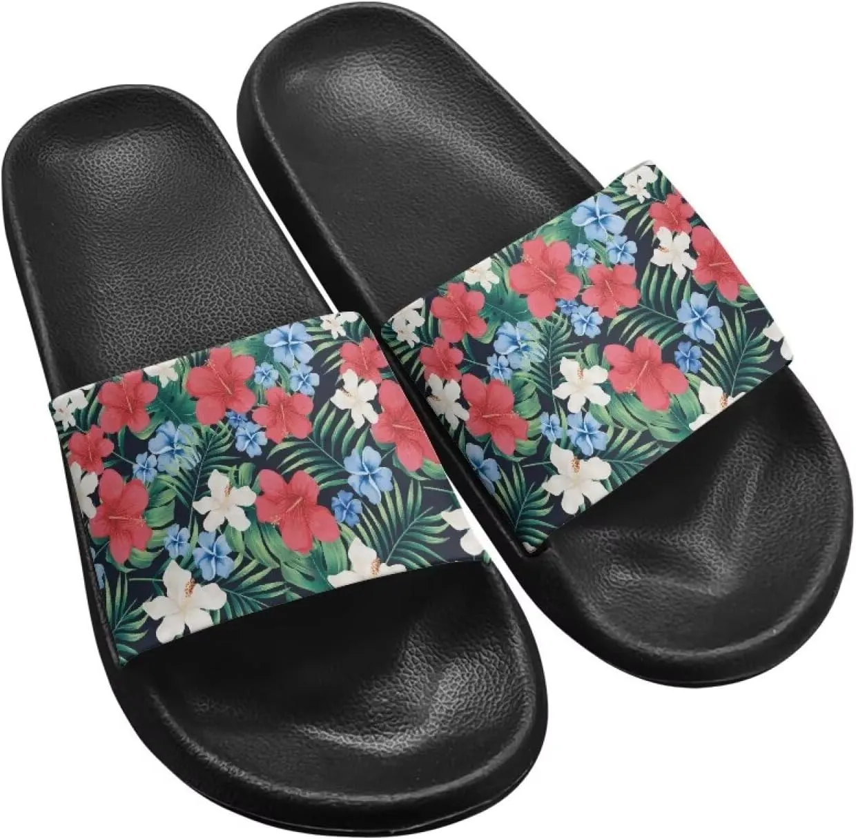 Women Slide Sandals Summer Beach Sandals Soft Lightweight Shower Shoes Casual Non Slip Slide Sandal Shower Shoes