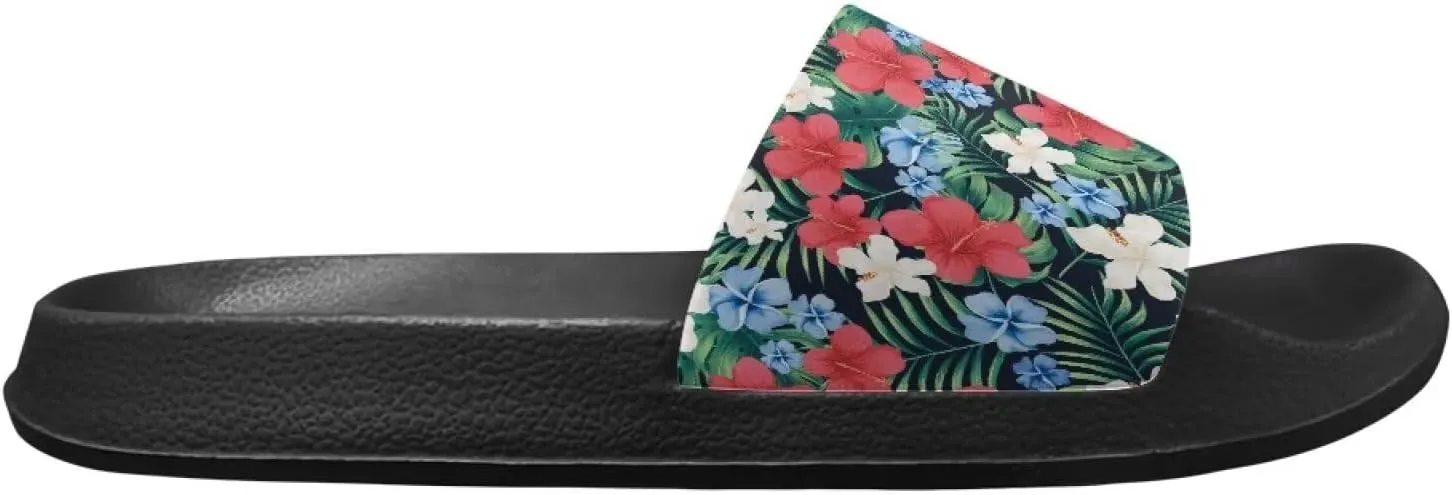 Women Slide Sandals Summer Beach Sandals Soft Lightweight Shower Shoes Casual Non Slip Slide Sandal Shower Shoes