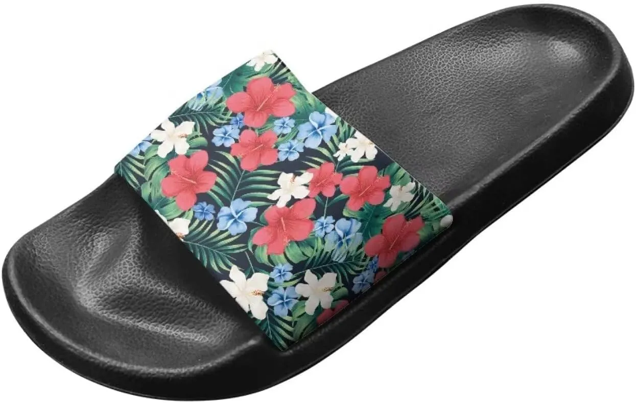 Women Slide Sandals Summer Beach Sandals Soft Lightweight Shower Shoes Casual Non Slip Slide Sandal Shower Shoes