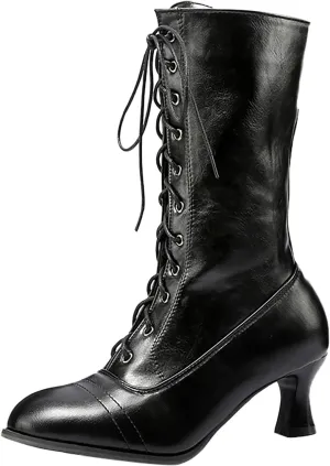 Womens Chelsea Boots Mid Calf Low Kitten Heel Suede Pointed Toe Stretch Fall Fashion Dressy Booties Knee High Western Chunky