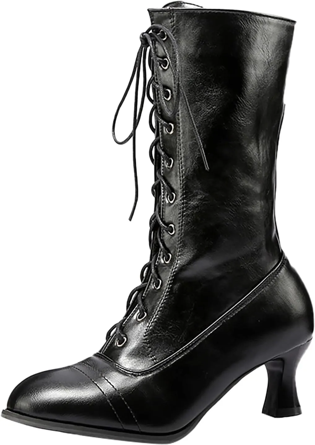 Womens Chelsea Boots Mid Calf Low Kitten Heel Suede Pointed Toe Stretch Fall Fashion Dressy Booties Knee High Western Chunky