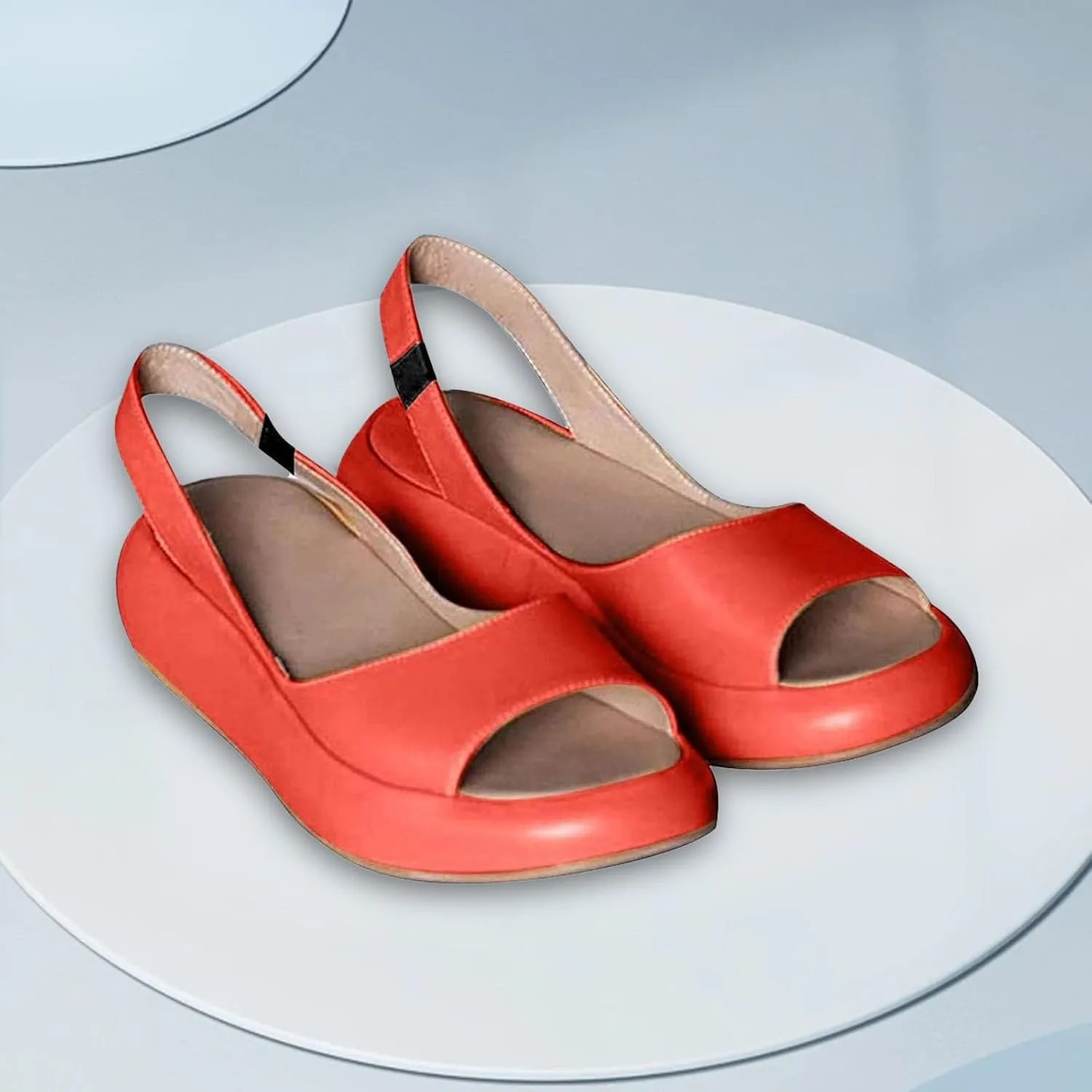 Women's Comfy Flat Dress Sandals Casual Platform Orthotic Shoes Summer Orthopedic Sport Soft Cushion Foam Comfortable Wide Fit Recovery Athletic Travel Dressy Arch Support Walking Sandal