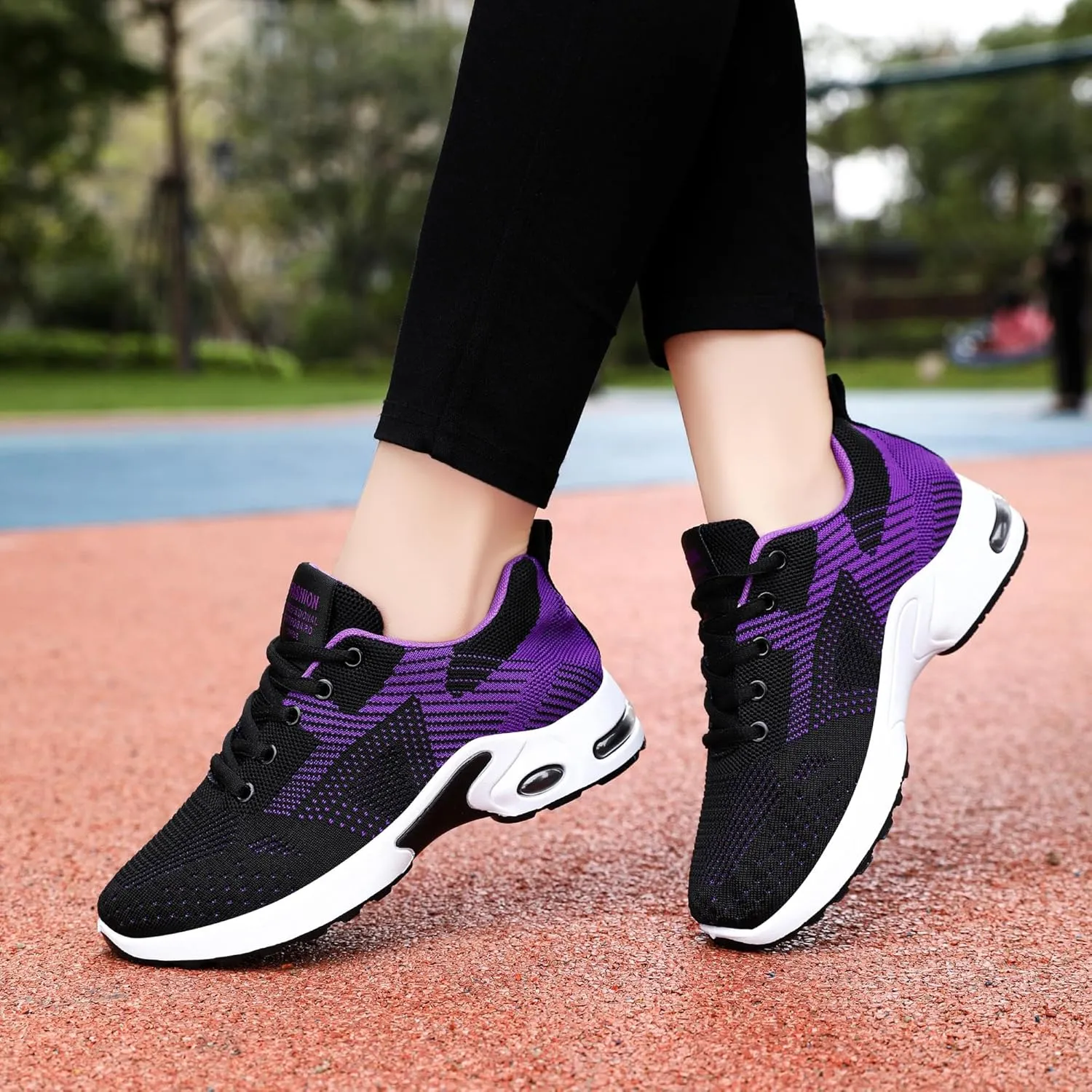 Women's Cushion Sneakers - Breathable, Non-Slip Walking Shoes with Shock-Absorbing Comfort, Lightweight for Running, Walking, and Everyday Use