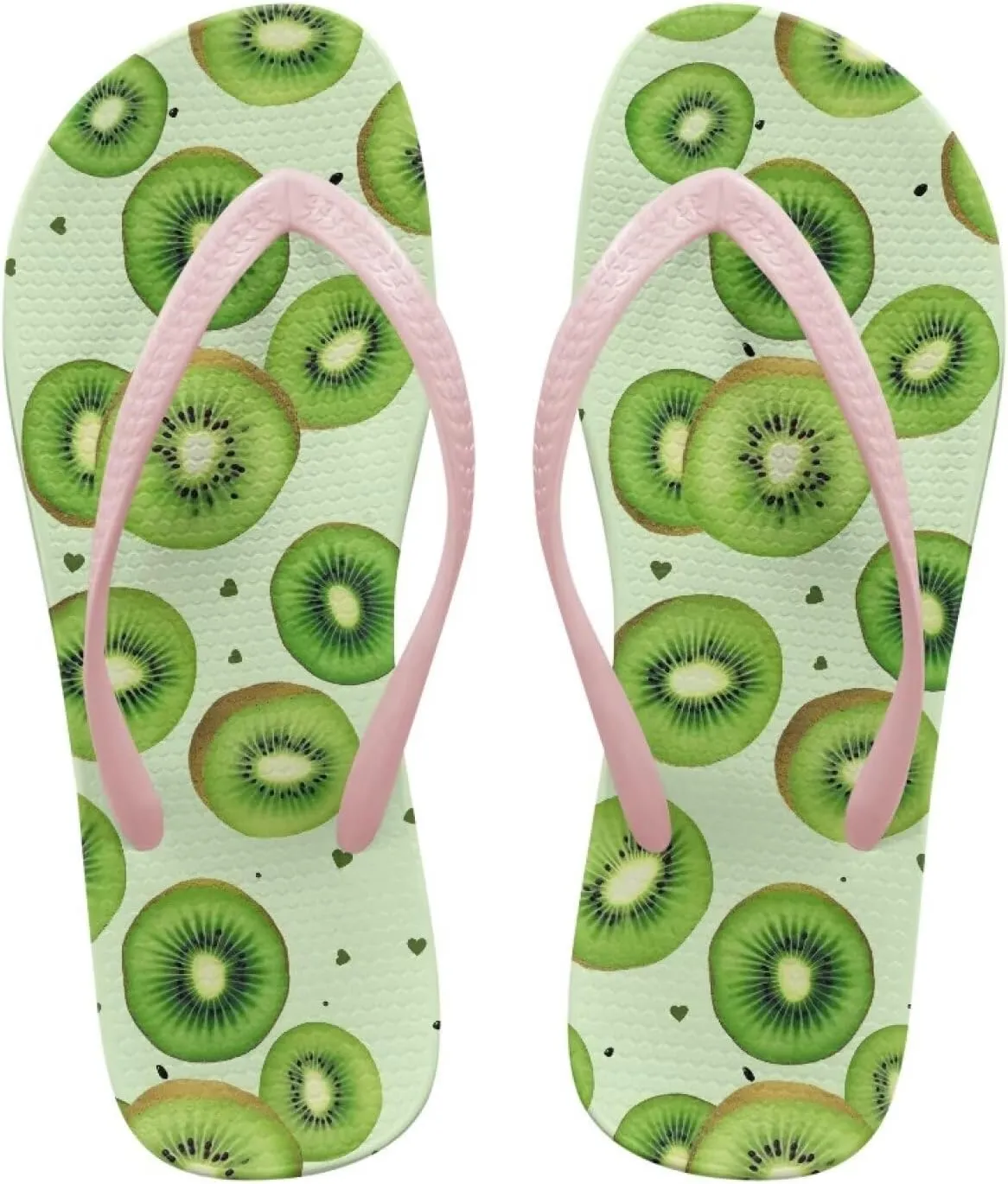 Women's Flip Flops Sandals, Soft Beach Pool Pink Thong Sandals Slide Shoes EUR Size 35 36 37 38 39 40
