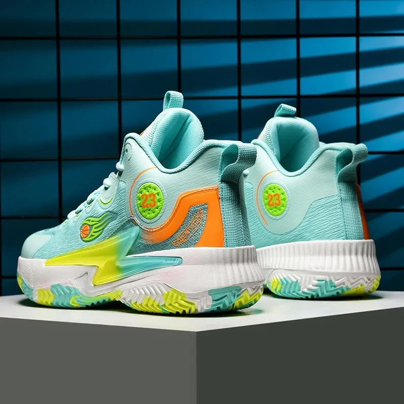 Womens Mens Basketball Shoes Breathable Comfortable Lightweight Fashion Athletic Sneakers Non Slip Outdoor Sport Shoe for Unisex