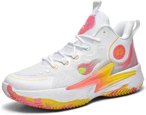 Womens Mens Basketball Shoes Breathable Comfortable Lightweight Fashion Athletic Sneakers Non Slip Outdoor Sport Shoe for Unisex