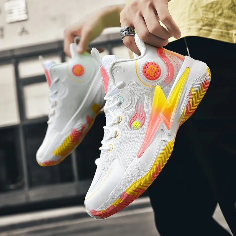 Womens Mens Basketball Shoes Breathable Comfortable Lightweight Fashion Athletic Sneakers Non Slip Outdoor Sport Shoe for Unisex