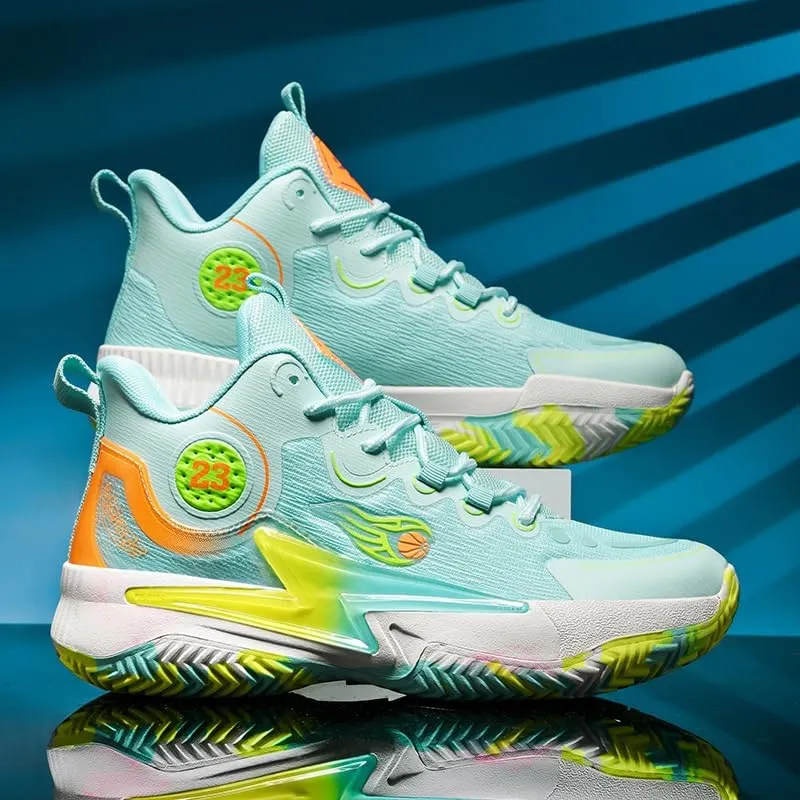Womens Mens Basketball Shoes Breathable Comfortable Lightweight Fashion Athletic Sneakers Non Slip Outdoor Sport Shoe for Unisex