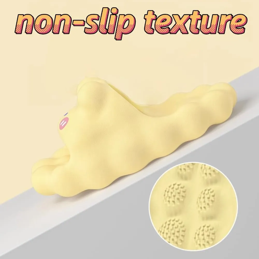 Women's Summer Cloud Slippers Thick Soft Sole Cloud-Like Comfort Cute Quiet Non-Slip Indoor Home Sandals for Bedroom & Light Outdoor Use