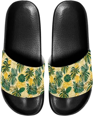 Womens Summer Pillow House Slide Sandals Casual Open Toe Flat Shoes Non-Slip Soft Slippers Slip On EVA Shower Shoes Flip Flops for Indoor & Outdoor
