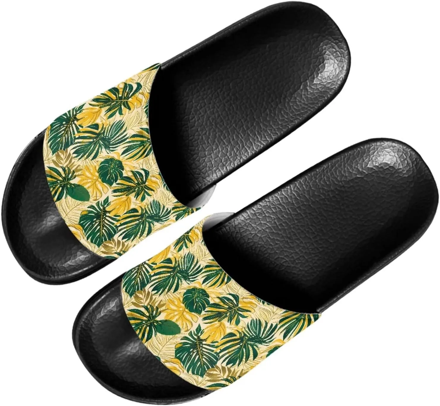 Womens Summer Pillow House Slide Sandals Casual Open Toe Flat Shoes Non-Slip Soft Slippers Slip On EVA Shower Shoes Flip Flops for Indoor & Outdoor