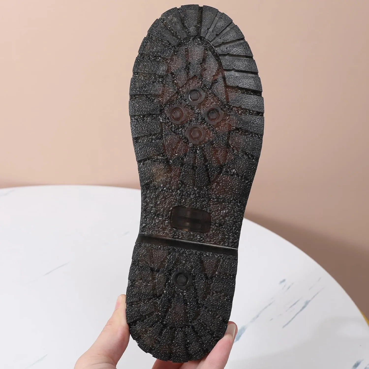 XMM Mary Jane Shoes Women Mary Janes Flats Ladies Oxford Shoes for Women Comfort Leather Round Toe Non-Slip Dressy Casual Cute Girls School Work Shoes