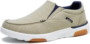 XPACS Men's Orthopedic Comfy Slippers, Stylish Arch Support Casual Shoes for Plantar Fasciitis Recovery, Non Slip Canvas Shoes for Heel and Foot Pain Relief