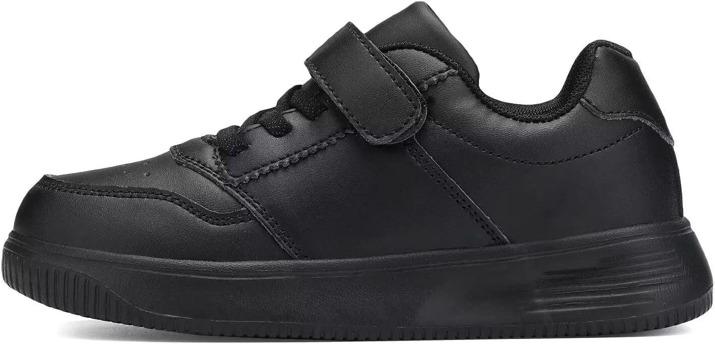 YAVY Unisex-Child Sneakers Boys Girls Running Leather Sneakers Breathable Mesh Athletic Shoes Lightweight Kids Walking Shoes