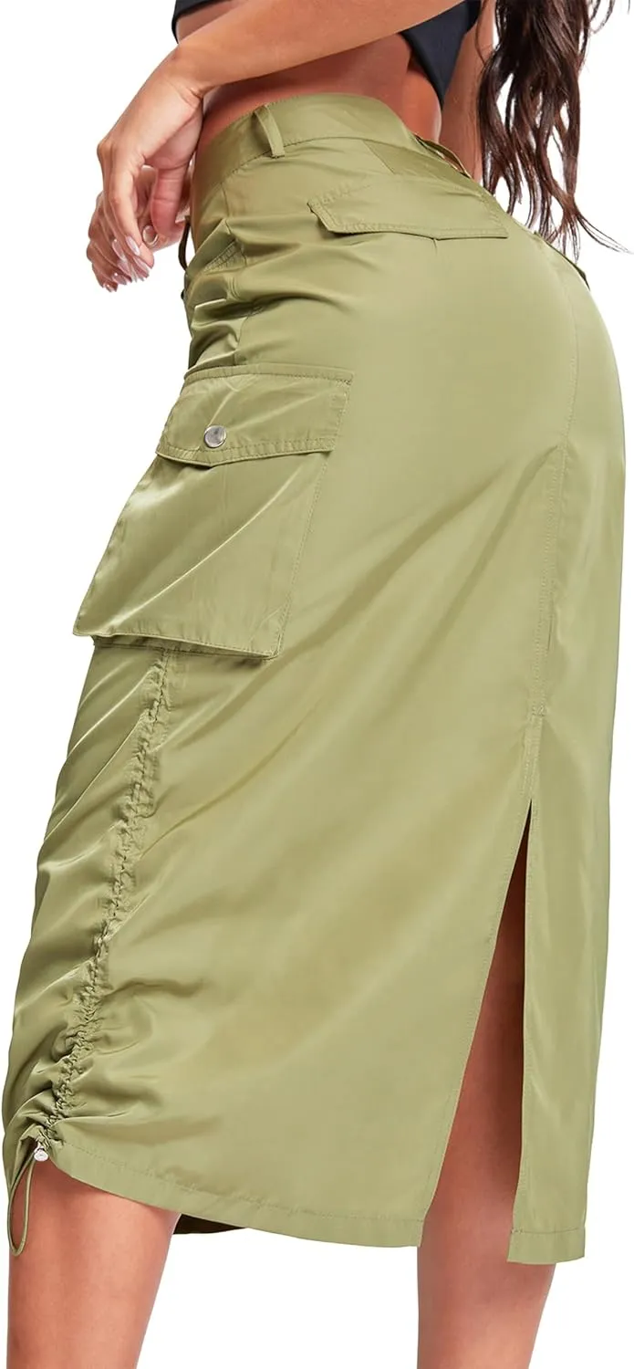 YMI Jeans Women's Maxi Cargo Skirt