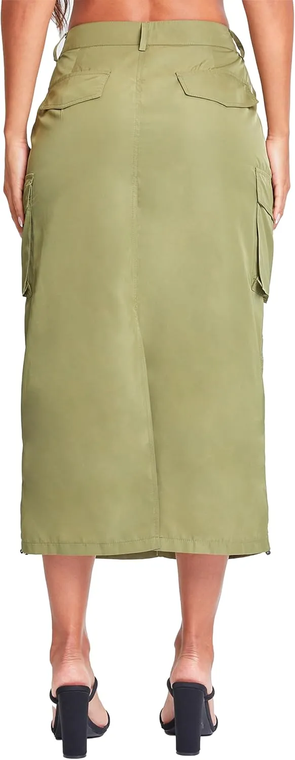 YMI Jeans Women's Maxi Cargo Skirt