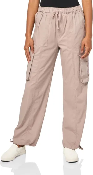 YMI Jeans Women's Mid Rise Pull on Cargo Pants
