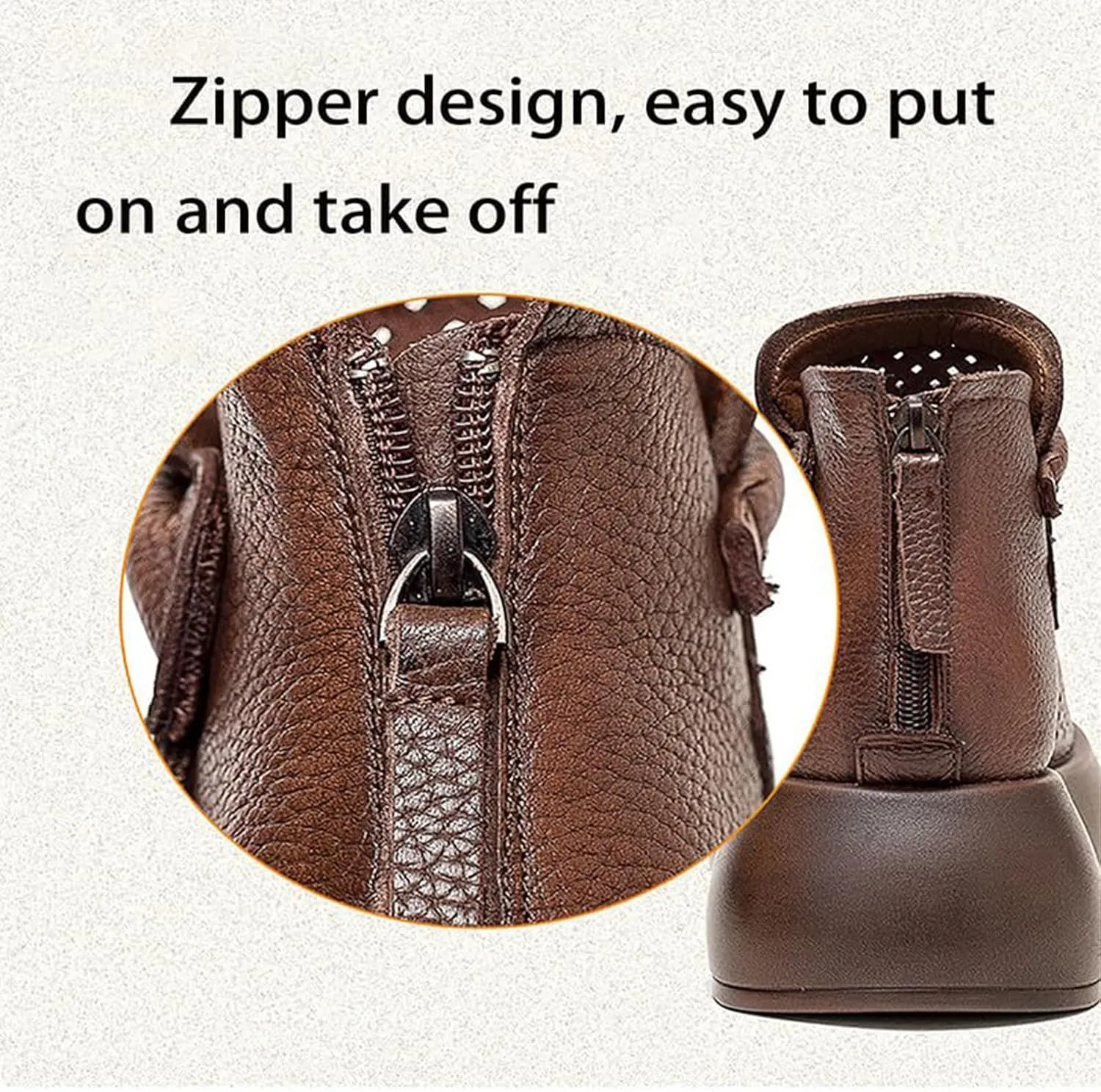 YTINGNICE Lurebest Orthopedic Sandals, Lurebest Soft Sole Leather Orthopedic Shoes for Women, Walking Wedges Platform Sandal Arch Support Soft Sole Wide Width Adjustable…